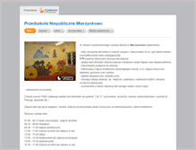 Tablet Screenshot of mierzynkowo.przedszkolewpolsce.pl